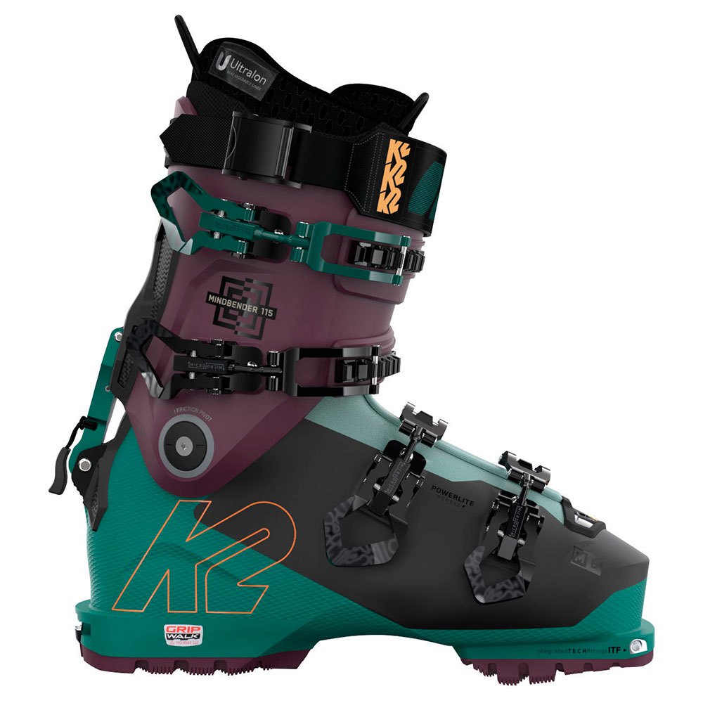 K2 Mindbender 115 Lv Woman Touring Ski Boots Grün 23.5 von K2