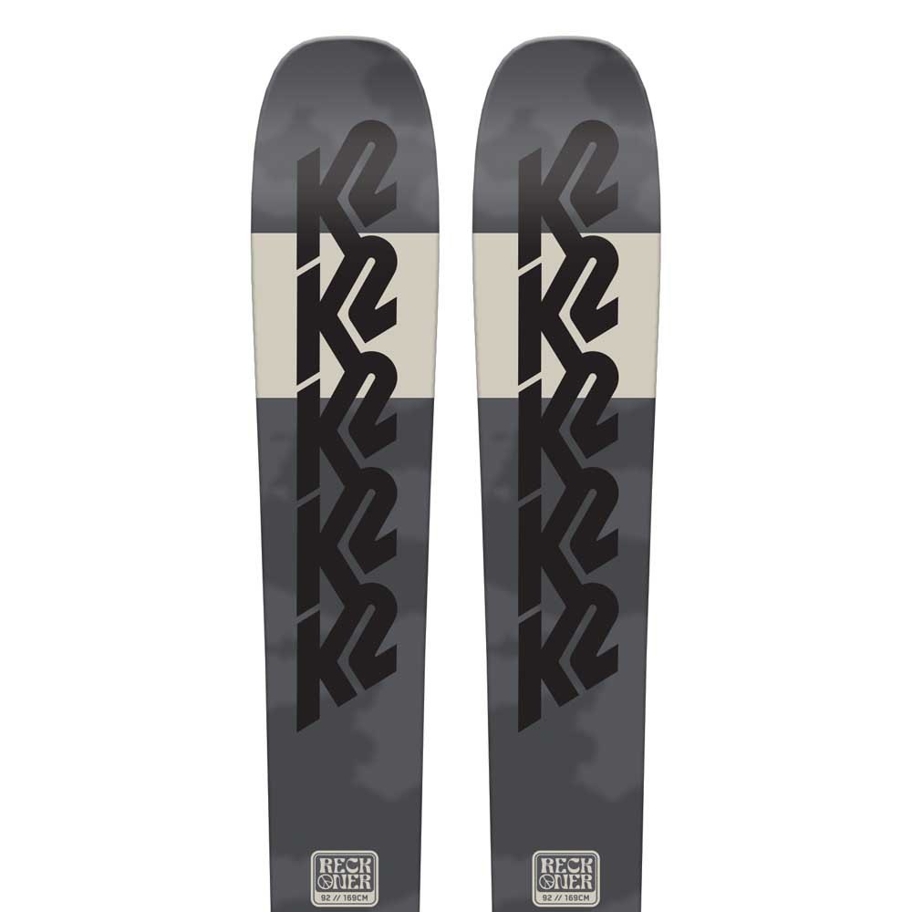 K2 Reckoner 92 Alpine Skis Schwarz 159 von K2