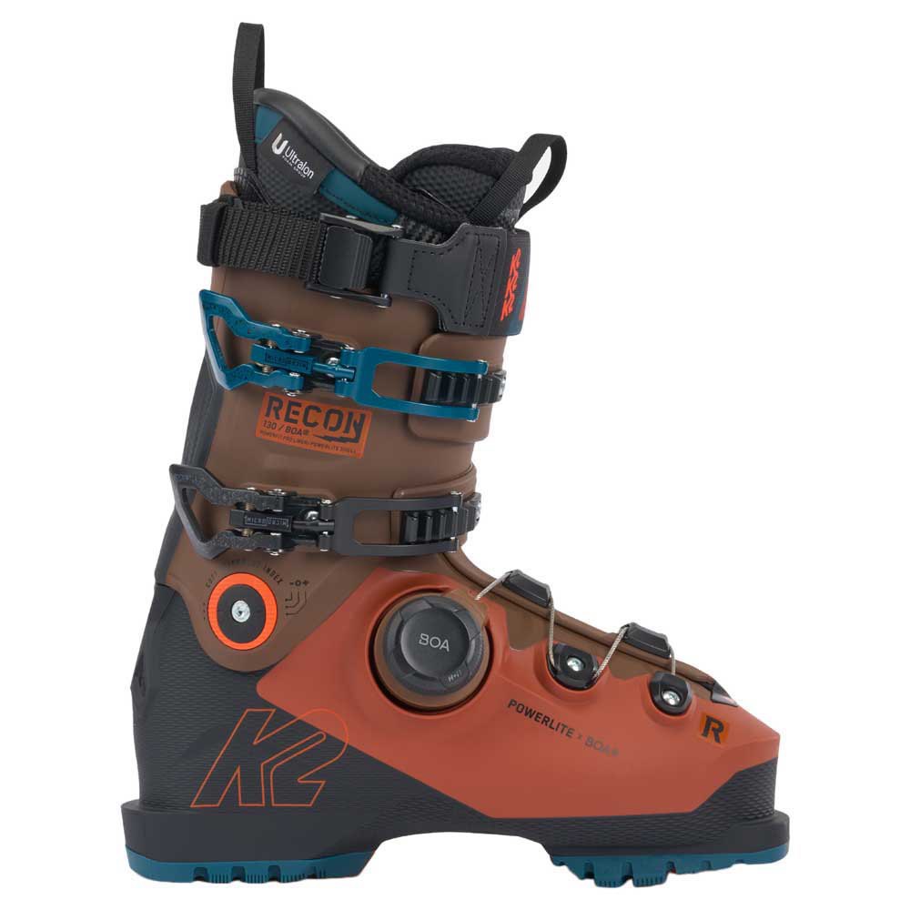K2 Recon 130 Boa Alpine Ski Boots Orange 30.5 von K2