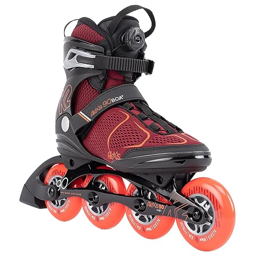 K2 Skates Damen Inline Skates ALEXIS 90 BOA, burgandy - orange, 30G0817.1.1.040 von K2