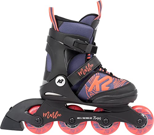 K2 Skates Marlee - Mädchen Inline Skates — Purple - Coral — 30G0126 von K2
