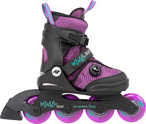 K2 Skates Mädchen Inline Skates MARLEE BOA, purple - blue, 30G0186.1.1.L von K2