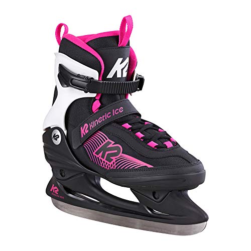 K2 Skates Damen Schlittschuhe Kinetic Ice W, black - pink, 25E0240.1.1.070 von K2