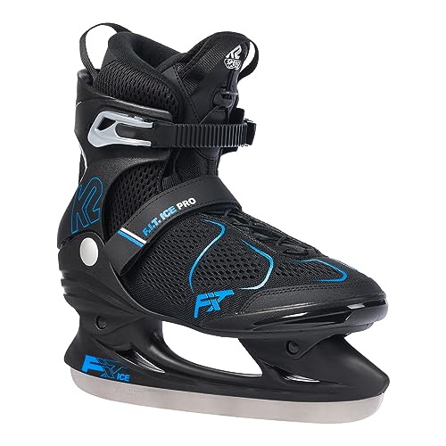 K2 Herren F.I.T. Ice PRO Schlittschuhe, Black-Blue, EU: 40.5 (UK: 7 / cm: 26 von K2