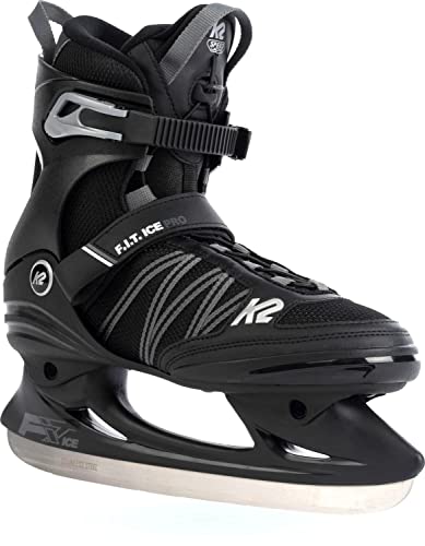K2 Skates Herren Schlittschuhe F.I.T. Ice PRO — Black-Grey — 25F0015, EU: 42 (Mondo: 270 / cm: 27 / UK: 8 / US: 9) von K2
