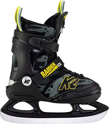 K2 Skates Jungen Schlittschuhe Raider Ice — green - yellow — EU: 26 - 31 (UK: 7 - 11 / US: 8 - 12) — 25E0010 von K2
