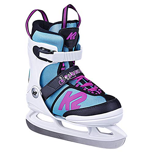 K2 Skates Mädchen Schlittschuhe Juno Ice, white - light blue, 25D0304.1.1.M von K2