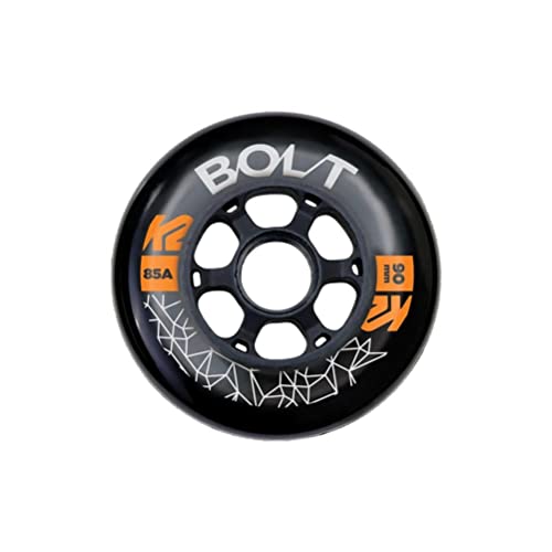 K2 Skates Bolt 100 MM 85A 4-Wheel Pack – Black – 30F3012 von K2