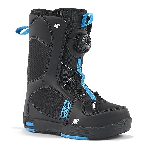 K2 Unisex Jugend Mini Turbo Snowboardboots, Black, EU: 33 (UK: 1 / US: 2 / cm: 20.5) von K2