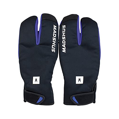 K2 Unisex – Erwachsene Madshus Handschuhe ENDURACE Splitt MITT Glove — Black-Blue — 18F4205, 7 von K2