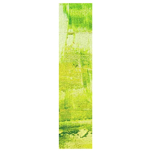 KAAVIYO Grüne Kunstmalerei Skateboard Griptape rutschfest Selbstklebend Longboard Griptapes Aufkleber Griffband 9x33in,44x10in(1pcs) von KAAVIYO