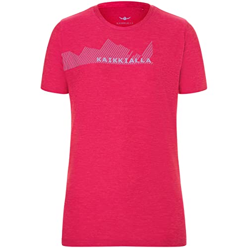 KAIKKIALLA Damen Kajoo Technical T-Shirt, Mountain Rose Melange, M von KAIKKIALLA