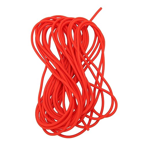 Elastische Kordel, Langlebige, Hochfeste Latex-elastische Kordel für Tennis (Rot) von KAKAKE