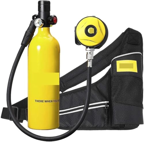 KANBUN 1L Mini-Tauchzylinder, Tauch-Atemschutzgerät, Lufttank, Handpumpe für Schnorchel-Atem-Tauchausrüstung, Tauchausrüstung, Tauchausrüstung von KANBUN