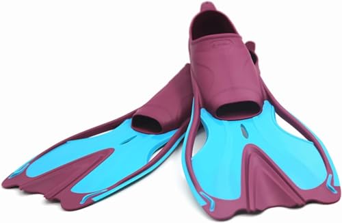 Tragbare Lungen-Schwimmflossen für Erwachsene, Schnorchel-Fußflossen für Kinder, Tauchflossen für Anfänger, Schwimmausrüstung, tragbare Tauchflossen für Erwachsene und Kinder, sicherer verwenden von KANBUN