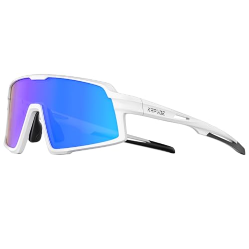 KAPVOE Kinder Polarisierte Sonnenbrille Jugend Baseball Sonnenbrille für Jungen Mädchen UV400 Sport Softball Laufen Radfahren Brille K251 von KAPVOE