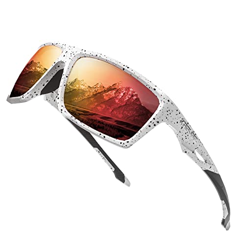 KAPVOE Polarisierende Sport-Sonnenbrille hohe Definition hohen Kontrast Objektiv für Männer Frauen Radfahren Laufen Fahren Angeln Angeln Golf 14 von KAPVOE