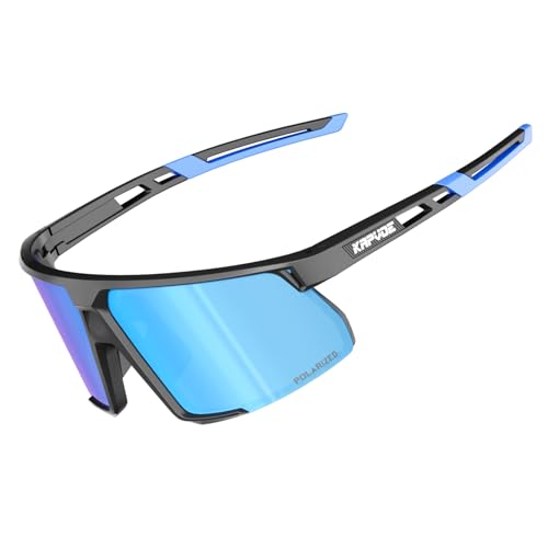 KAPVOE Polarisiert Fahrradbrille Herren Damen Radfahren Sportsonnenbrille Sportbrille Uv400 Schutz Sport MTB Radbrille Radsport Fahren Baseball Laufen Golf Volleyball Angeln 03 von KAPVOE