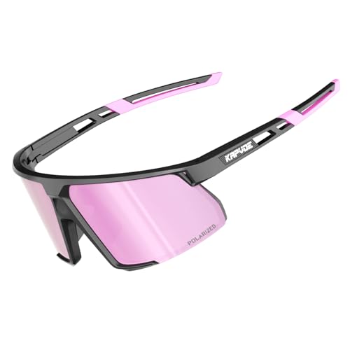 KAPVOE Polarisiert Fahrradbrille Herren Damen Radfahren Sportsonnenbrille Sportbrille Uv400 Schutz Sport MTB Radbrille Radsport Fahren Baseball Laufen Golf Volleyball Angeln 04 von KAPVOE