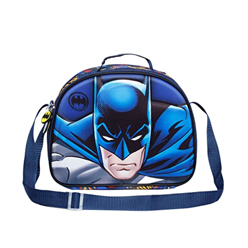 Batman Rage-3D Frühstückstasche, Blau von DC Comics