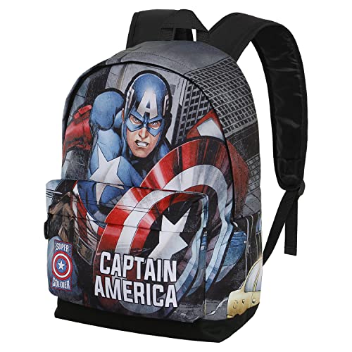 Captain America Defender-FAN HS Rucksack 2.0, Schwarz von Marvel