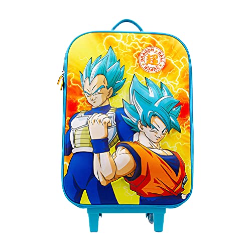 Dragon Ball Energy-Soft 3D Trolley-Koffer, Orange von Dragon Ball