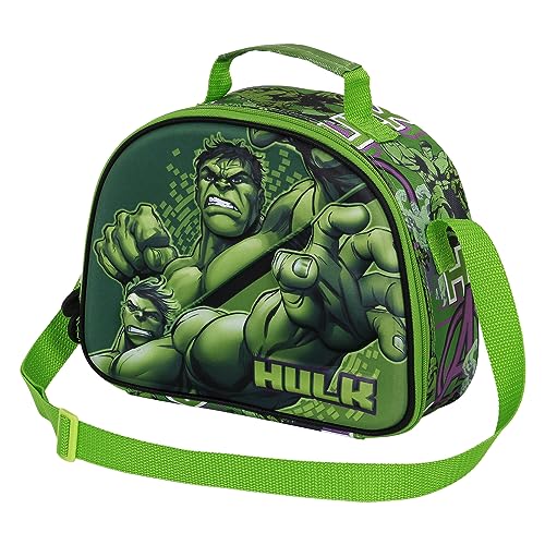 Hulk Destroyer-3D Frühstückstasche, Grün von Marvel