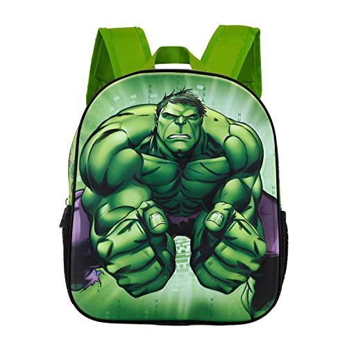 Hulk Hands-Kleiner 3D Rucksack, Grün von Karactermania