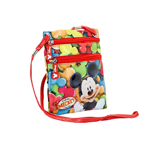 Mickey Mouse Delicious Umhängetasche, 17 cm, Rot (Rojo) von Disney
