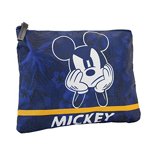 Micky Maus Blue-Kleine Soleil Kulturbeutel, Dunkelblau von Disney