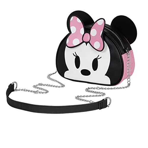 Minnie Maus M-Heady Schultertasche, Rosa von Disney