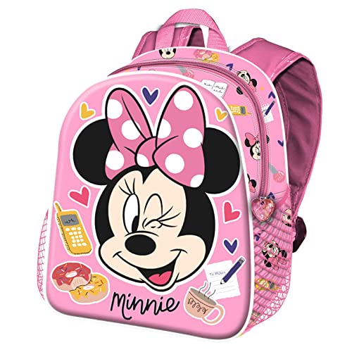 Minnie Maus Wink-Basic Rucksack, Rosa von Disney