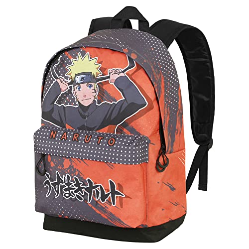 Naruto Hachimaki-FAN HS Rucksack 2.0, Orange von Naruto