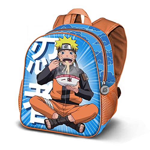 Naruto Ramen-Kleiner 3D Rucksack, Blau von Naruto