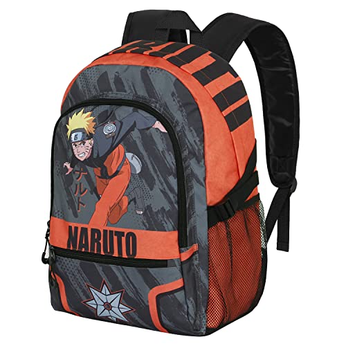 Naruto Shuriken-FAN Fight Rucksack 2.0, Grau von Naruto
