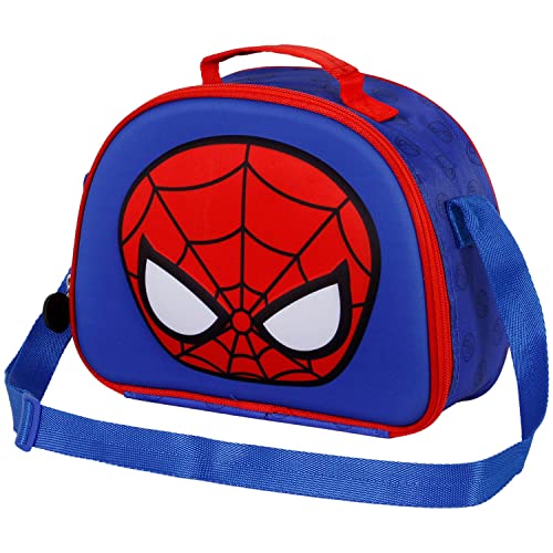 Spiderman Bobblehead-3D Frühstückstasche, Blau von Marvel
