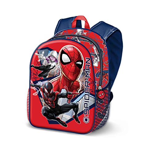 Spiderman Ways-Kleiner 3D Rucksack, Rot von Marvel