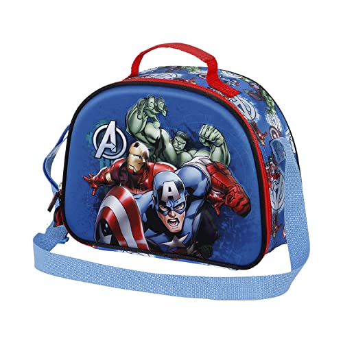The Avengers Energy-3D Frühstückstasche, Blau von Marvel