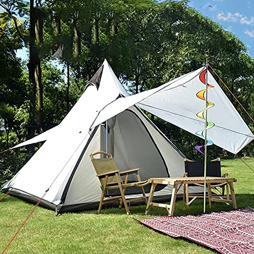 3–4 Personen Camping-Familien-Tipi-Zelt im Freien, doppelschichtiges indisches Tipi-Zelt, geeignet für Camping-Wanderurlaube von KAREFRI