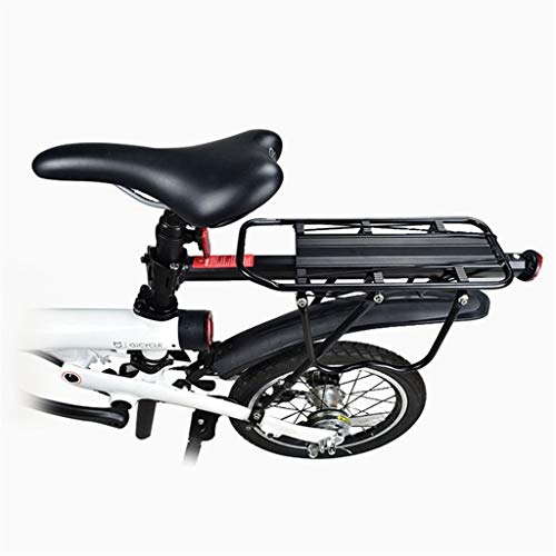 Gepäckträger Kompatibel mit Xiaomi Mijia Qicycle EF1 E-Bike, Aluminiumlegierung Fahrradgepäckträger mit Reflektor, Maximalbelastung 90kg von KAREN66