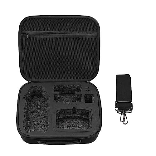 KAREN66 Mavic 3 Pro Tasche Drohnen Tragetasche für DJI Mavic 3 Pro Transporttasche Schutzhülle Koffer Nylon Etui Umhängetasche Aufbewahrungstasche Zubehör (Schwarz) von KAREN66