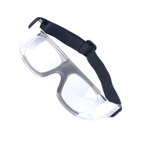 KASFDBMO Basketball-Sportschutzbrille, Fußball-Schutzbrille, verstellbares Kopfband, Schutzbrille, Augenschutz, Fahrradbrille, abnehmbares Kopfband von KASFDBMO