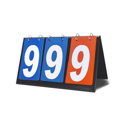 KASFDBMO Tabletop Scoreboard Flippers Sports Competition Score Board MultiSport Score Flipping Scoreboard Scoreboard Keeper Easy Use Tabletop Scoreboard Flippers MultiSport Score Scoreboard von KASFDBMO