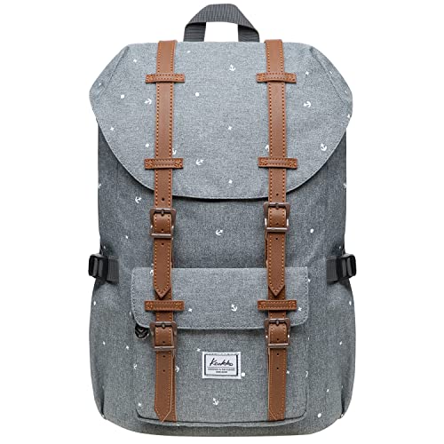 KAUKKO Laptop-Rucksack, funktionelle Outdoor-Tasche für Reisen & Camping, Studentenrucksack für Studenten, Grau-13, Tille Unique, Elegant von KAUKKO