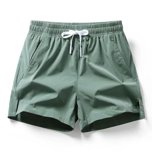 KCYSLY Shorts Herren Herren Badeshorts wasserdichte Strand Shorts Quick Dry Surfen Shorts Mit Mesh-grün-s von KCYSLY