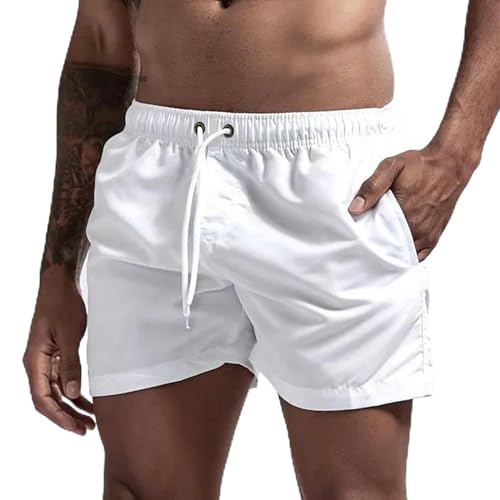 KCYSLY Shorts Herren Herren Schnelle Trocken-weiß-XL von KCYSLY