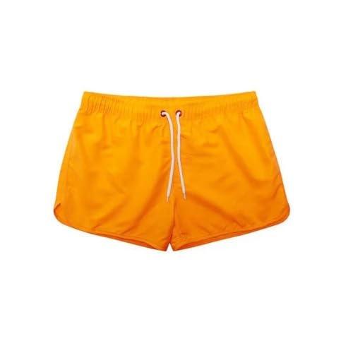 KCYSLY Shorts Herren Herren Schnelltrocknende Beach Shorts Fitness Casual Shorts Sommer Surfen Short Pant-orange-l von KCYSLY