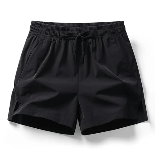KCYSLY Shorts Herren Sommer Shorts Männer Mode Boardshorts Herren Casual Shorts Laufen Herren Short Beach-schwarz-4xl von KCYSLY