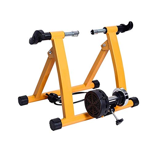 Fahrradtrainerständer, robuster, Stabiler stationärer Fahrradständer unterstützt 300 Pfund Fahrradtrainer mit Schnellspann-Radblock und 5-stufigem Widerstand von KDOQ