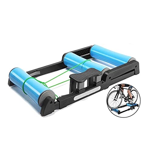 Fahrradtrainerständer, tragbarer 24-29-Zoll-Innenfahrradtrainer mit leiser Geräuschreduzierung - Stationäres Fahrradtraining für Rennräder und Mountainbikes von KDOQ